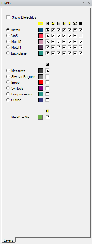 Layers Window