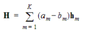 Equation for the madgnetic field modal representation.