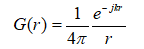 Green's function.