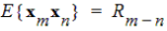 Discrete autocorrelation function of the bit values.