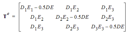 Maxwell's electric stress tensor