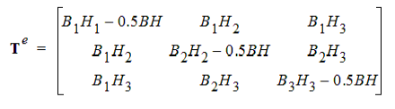 Maxwell's electric stress tensor