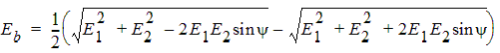 Wave component equation.