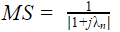 Modal Significance equation.