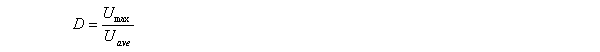 Equation for maximum value of directive gain.