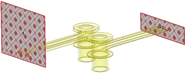 Model of differential pair and excitations.