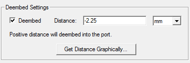 Deembed settings groupbox. Deembed option enabled.
