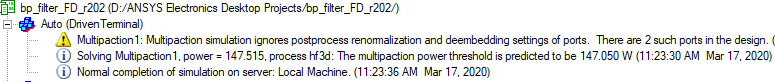Message manager window, multipaction message.