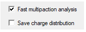 Fast multipaction analysis option enabled.
