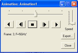 Animation Control Panel