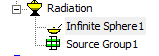 Radiation folder in project tree.