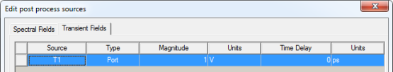 Edit Post Process sources, transients tab.